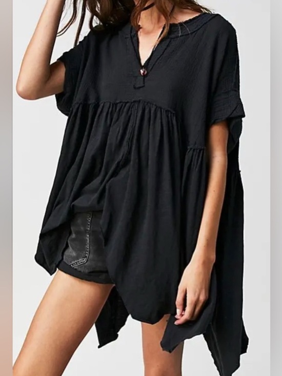 Free People Tops - Free People We The Free Sugar Rush Babydoll Tunic Size M